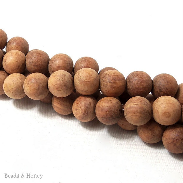 Unfinished Bayong Wood, 12mm, Round, Smooth, Large, Natural Wood Beads, Full strand, 36pcs - ID 1787