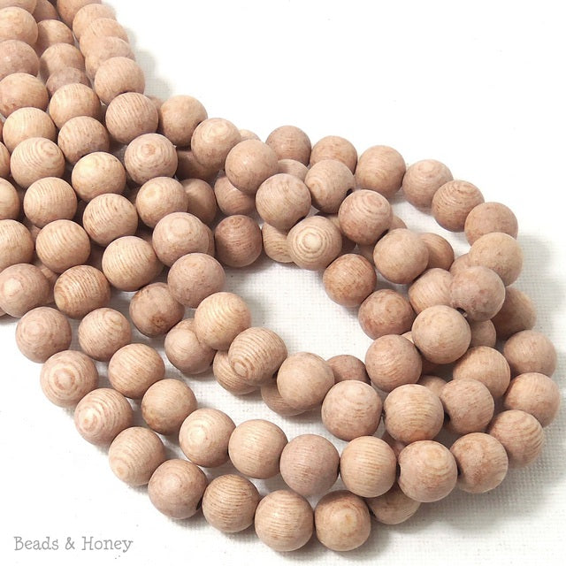 Unfinished Bayong Wood Bead Round 8mm (16-Inch Strand) – Beads and Honey