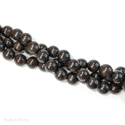 Robles Wood Bead Enhanced Very Dark Round 14-15mm (16-Inch Strand)