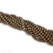 Brown Graywood Bead Round 8mm (16-Inch Strand)