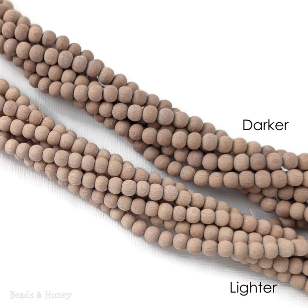 Unfinished Rosewood Bead Round 4-5mm (16-Inch Strand)