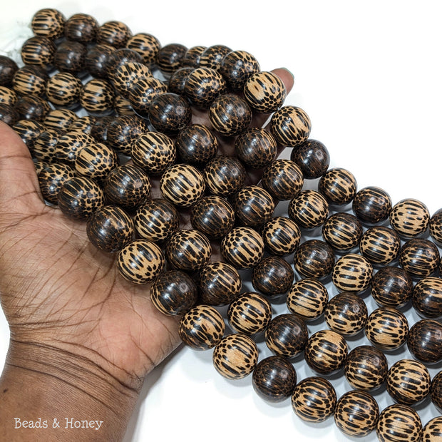 Patikan Wood Bead Round 20mm (16-Inch Strand)