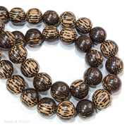 Patikan Wood Bead Round 20mm (16-Inch Strand)