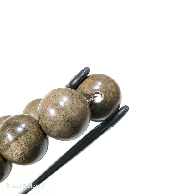 Graywood Bead Round 14-15mm (16-Inch Strand)