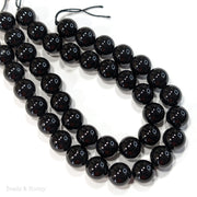 Dakota Stones Black Onyx Bead Round 10mm (8-Inch Strand)