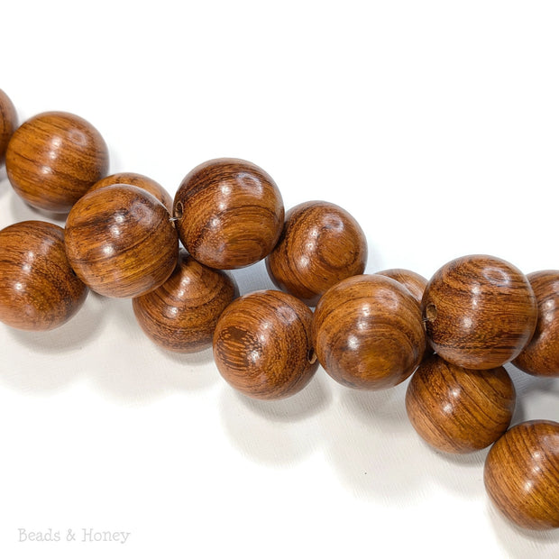 Bayong Wood Bead Round 30mm (8-Inch or 16-Inch Strand)