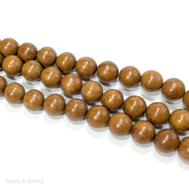 Nangka Wood Bead Round 14-15mm (16-Inch Strand)