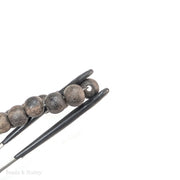 Unfinished Ebony Wood Beads Round 8mm (16-Inch Strand)