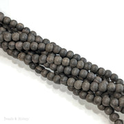 Unfinished Ebony Wood Beads Round 8mm (16-Inch Strand)