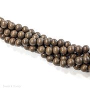 Brown Graywood Bead Round 10mm (16-Inch Strand)