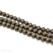 Graywood Bead Dark Round 10mm (16-Inch Strand)