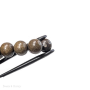 Graywood Bead Dark Round 10mm (16-Inch Strand)