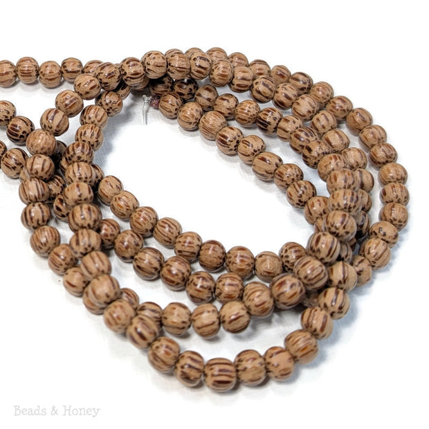 Palmwood Beads Round 6-7mm (16-Inch Strand)