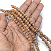 Palmwood Beads Round 6-7mm (16-Inch Strand)