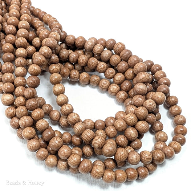 Rosewood Bead Dark Round 6mm (16-Inch Strand)