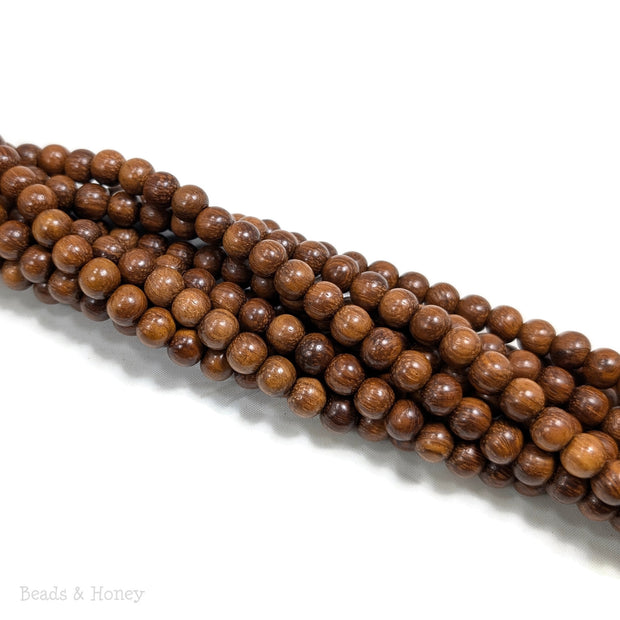 Bayong Wood Bead Round 8mm (16-Inch Strand)