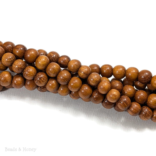 Bayong Wood Bead Round 8mm (16-Inch Strand)