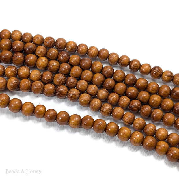 Bayong Wood Bead Round 8mm (16-Inch Strand)