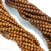 Bayong Wood Bead Round 8mm (16-Inch Strand)