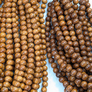 Bayong Wood Bead Round 8mm (16-Inch Strand)