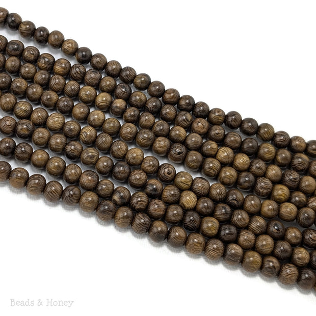 Robles Wood Beads Round 8mm (16-Inch Strand)