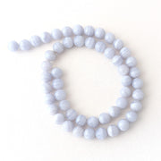 Blue Lace Agate Bead Round 8mm (16 Inch Strand)
