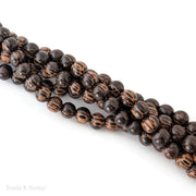 Patikan Wood Large Hole Bead Round 10mm w/3mm Hole (16-Inch Strand)