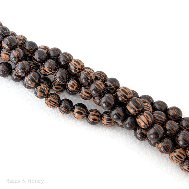 Patikan Wood Large Hole Bead Round 10mm w/3mm Hole (16-Inch Strand)