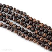 Patikan Wood Large Hole Bead Round 10mm w/3mm Hole (16-Inch Strand)