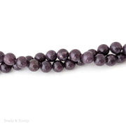 Dakota Stones Lepidolite Dark Purple Grade A Round 10mm (15-Inch Strand)