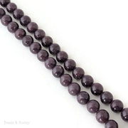 Dakota Stones Lepidolite Dark Purple Grade A Round 10mm (15-Inch Strand)