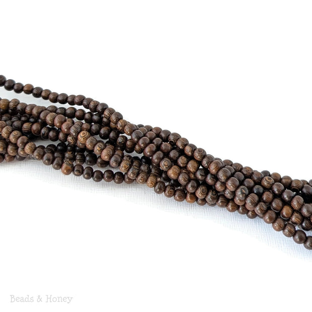 Robles Wood Beads Round 4-5mm (16-Inch Strand)