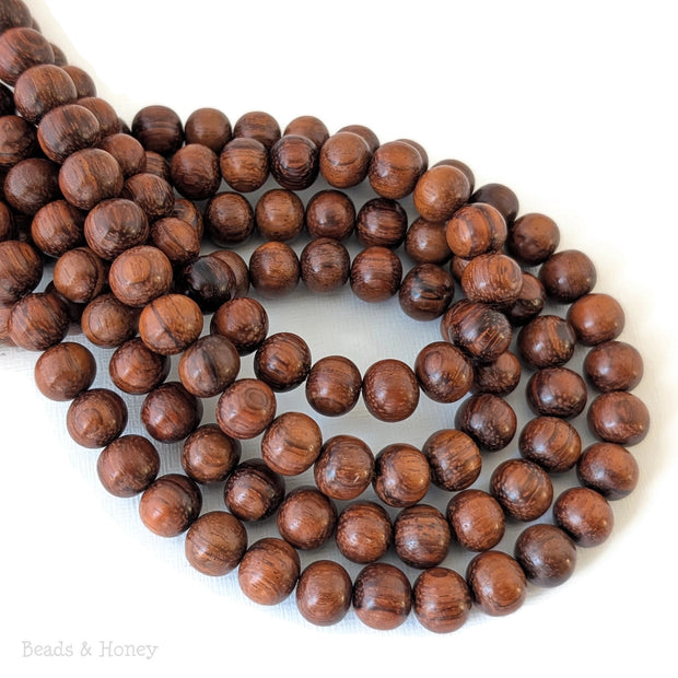 Bayong Wood Bead Dark Round 10mm (16-Inch Strand)