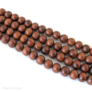 Bayong Wood Bead Dark Round 10mm (16-Inch Strand)
