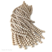 Unfinished Whitewood Round 14-15mm (16 Inch Strand)