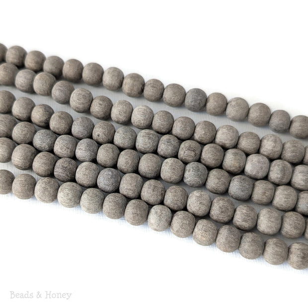 Unfinished Graywood Bead Round 8mm (16-Inch Strand)