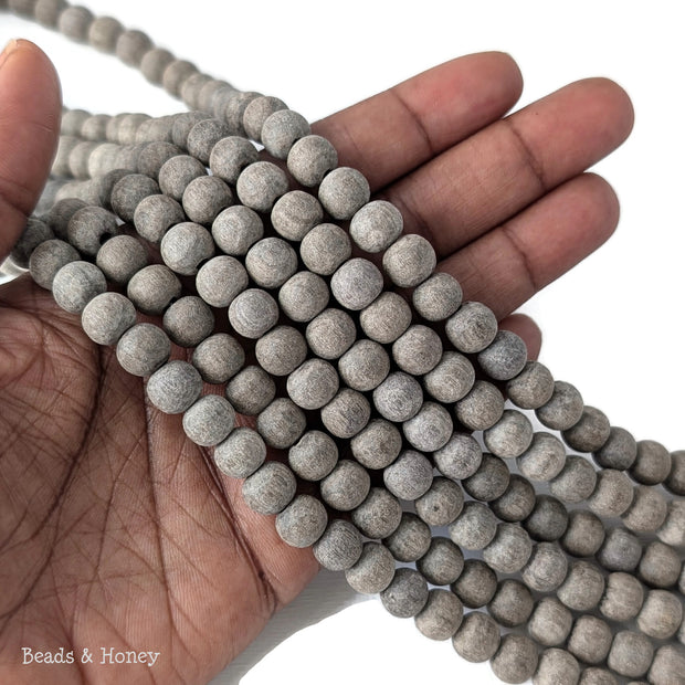 Unfinished Graywood Bead Round 8mm (16-Inch Strand)