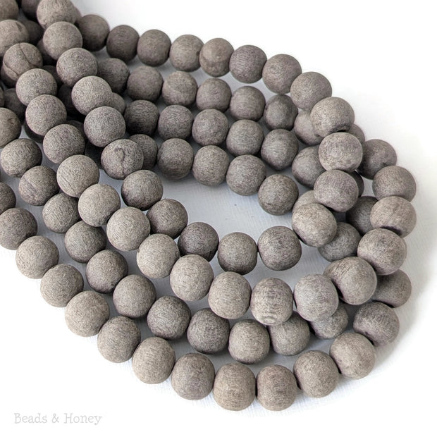 Unfinished Graywood Bead Round 10mm (16-Inch Strand)