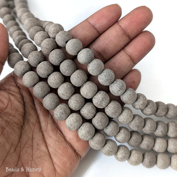 Unfinished Graywood Bead Round 10mm (16-Inch Strand)