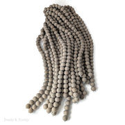 Unfinished Graywood Bead Round 14-15mm (16-Inch Strand)