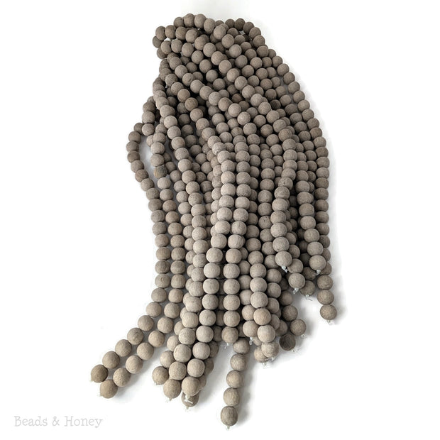 Unfinished Graywood Bead Round 14-15mm (16-Inch Strand)