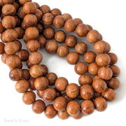 Bayong Wood Bead Round 12mm (16-Inch Strand)