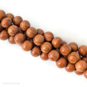 Bayong Wood Bead Round 12mm (16-Inch Strand)