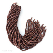 Madre de Cacao Wood Bead Dark Round 6-7mm (16-Inch Strand)