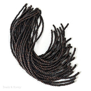 Madre de Cacao Wood Bead Very Dark Round 6-7mm (16-Inch Strand)