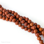 Sibucao Wood Bead Dark Round 8mm (16-Inch Strand)