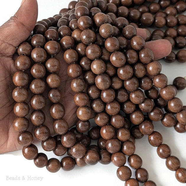 Magkuno Wood Round 12mm (Full Strand) – Beads and Honey