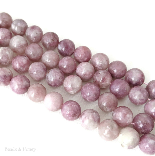 Dakota Stones Pink Lepidolite Bead Round 10mm 15.5-Inch Strand)