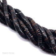 Black Pen Shell Beads Heishi 8mm (16-Inch Strand)