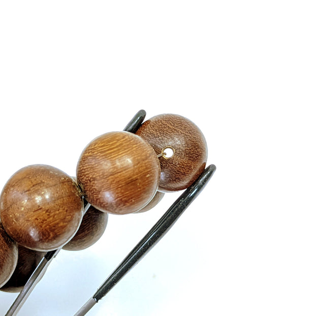 Madre de Cacao Wood Round 20mm (16-Inch Strand)
